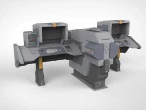 Sci fi terminal 2 3D Model