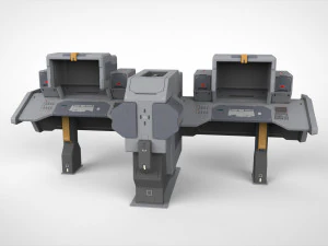 Sci fi terminal 2 3D Model