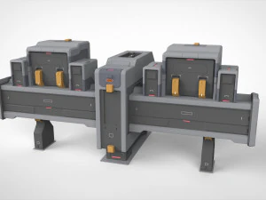 Sci fi terminal 2 3D Model