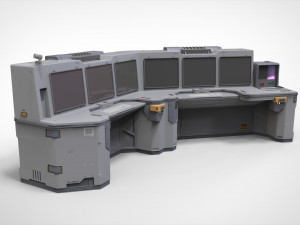 Sci fi terminal 2 3D 模型