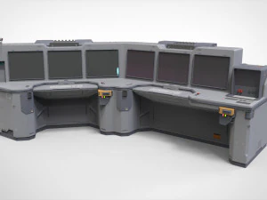 Sci fi terminal 2 3D Model