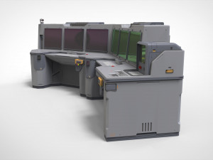 Sci fi terminal 2 3D 模型