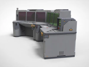 Sci fi terminal 2 3D Model