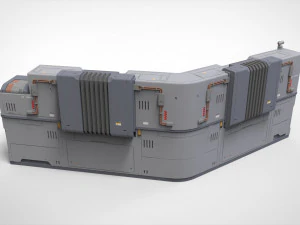 Sci fi terminal 2 3D Model