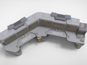 Sci fi terminal 2 3D 模型