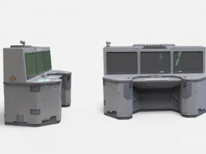 Sci fi terminal 2 3D Model