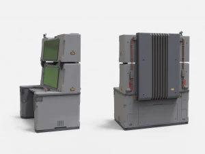 Sci fi terminal 2 3D Model