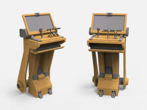 Sci fi terminal 2 3D Model