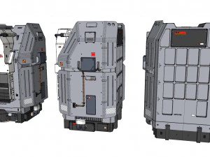 Sci fi terminal 2 3D Model