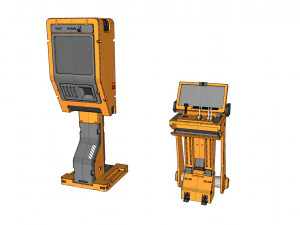 Sci fi terminal 2 3D Model