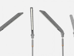 Sci fi street lighting 10 Modelo 3D