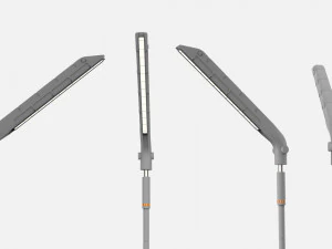 Sci fi street lighting 10 3D Model