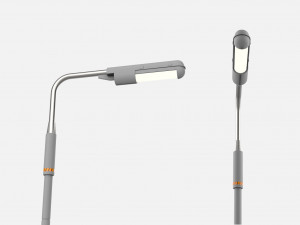 Sci fi street lighting 10 Modelo 3D