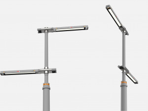 Sci fi street lighting 10 Modelo 3D