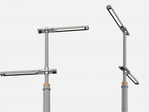 Sci fi street lighting 10 3D Model