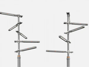 Sci fi street lighting 10 3D Model
