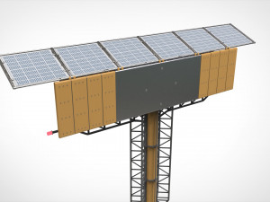 Sci fi Floodlight 11 3D Model