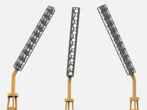Sci fi Floodlight 11 3D Model