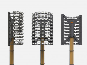 Sci fi Floodlight 11 3D Model