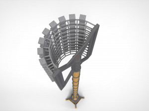 Sci fi Floodlight 11 3D Model
