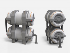 Sci-fi Architecture kitbash 41 3D Model