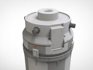Sci-fi Architecture kitbash 41 3D Model