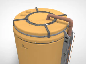 Kitbash o architekturze science-fiction 41 Model 3D