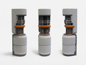 Kitbash o architekturze science-fiction 41 Model 3D