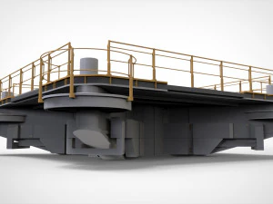 Kitbash o architekturze science-fiction 41 Model 3D