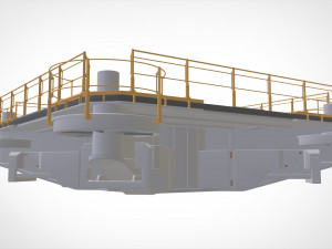 Sci-fi Architecture kitbash 41 3D Model