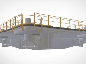 Kitbash o architekturze science-fiction 41 Model 3D