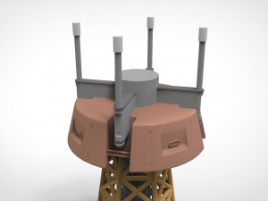 Sci-fi Architecture kitbash 41 3D Model