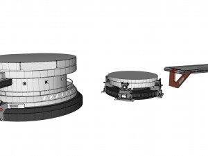 Sci-fi Architecture kitbash 41 3D Model