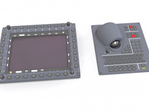Dashboard 2 sci-fi 3D 모델