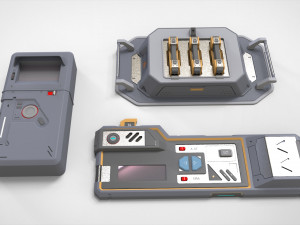 Dashboard 2 sci-fi 3D 모델