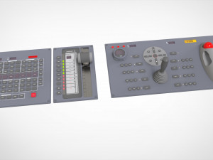 Dashboard 2 sci-fi 3D 모델