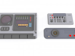 Dashboard 2 sci-fi 3D 모델