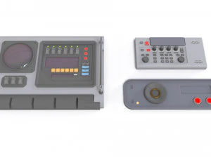 ダッシュボード 2 SF 3Dモデル