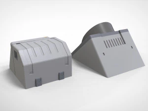 ダッシュボード 2 SF 3Dモデル