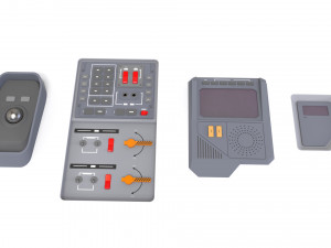 Dashboard 2 sci-fi 3D 모델