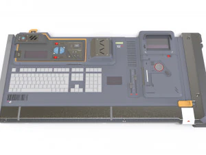 ダッシュボード 2 SF 3Dモデル