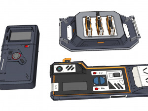 Dashboard 2 sci-fi 3D 모델