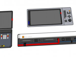 ダッシュボード 2 SF 3Dモデル