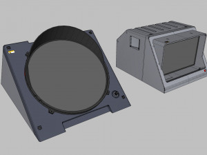 Dashboard 2 sci-fi 3D 모델