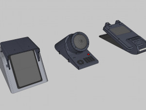 Dashboard 2 sci-fi 3D 모델