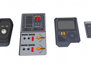 Dashboard 2 sci-fi 3D 모델