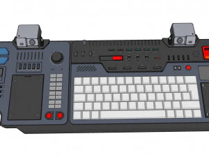 ダッシュボード 2 SF 3Dモデル