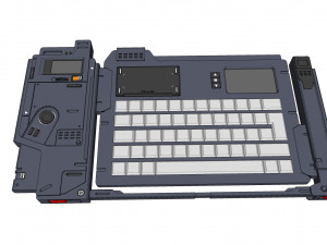 Dashboard 2 sci-fi 3D 모델