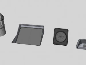 ダッシュボード 2 SF 3Dモデル