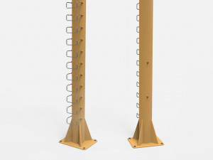 Sci fi street lighting 13 3D Модель